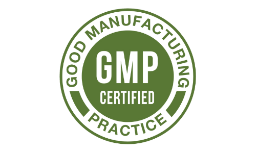 GMP certified quality badge