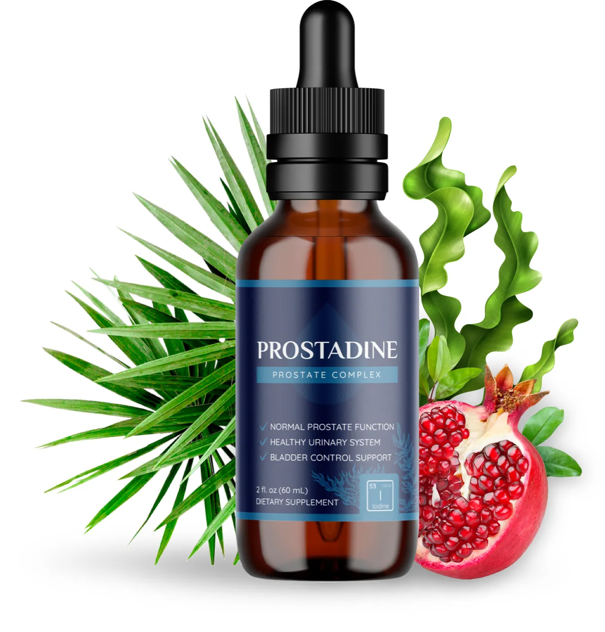 Prostadine liquid dropper supplement bottle